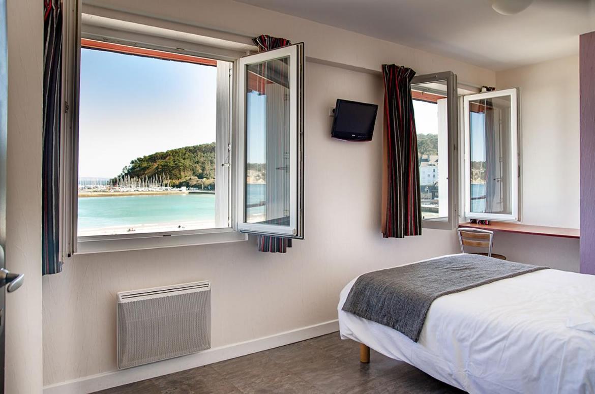 Hotel & Restaurant De La Plage Crozon Exterior foto