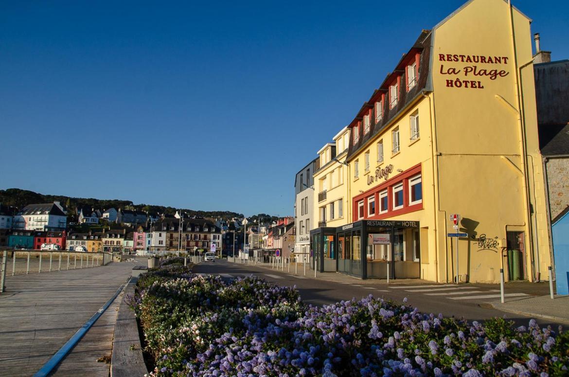 Hotel & Restaurant De La Plage Crozon Exterior foto